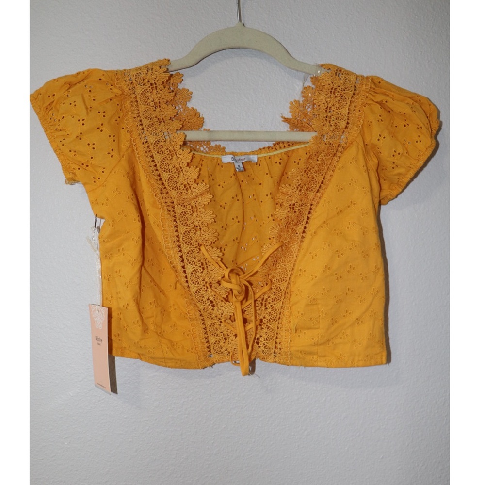 Lace Up Crop Top